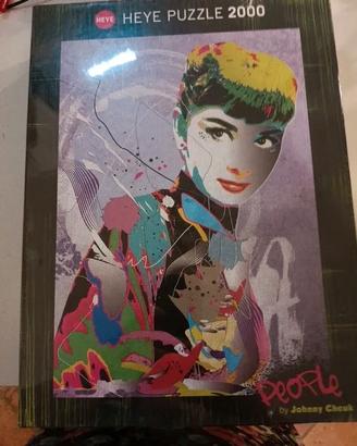 Puzzle Heye raffigurante Audrey Hepburn giocattolo