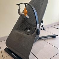 Dondolo sdraietta bambino fino a 9 kg grigio
