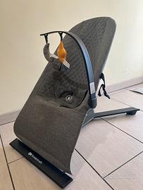 Dondolo sdraietta bambino fino a 9 kg grigio