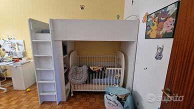 Letto a soppalco Ikea SMÅSTAD in buone condizioni