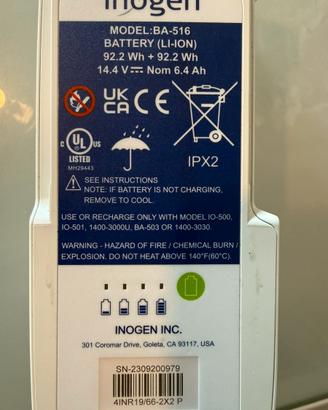 Batteria inogen per concentratore Rove 6
