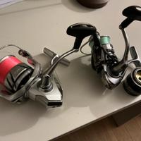2 mulinelli Daiwa e Shimano