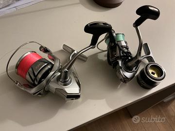 2 mulinelli Daiwa e Shimano