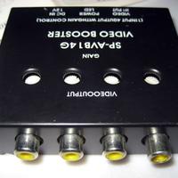 AMPLIFICATORE-SPLITTER VIDEO RCA 1 IN - 4 OUT