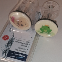 Coppia di tappi decorativi per lavabo