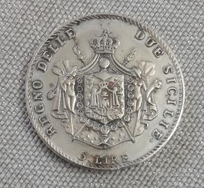 5 lire Gioacchino Napoleone 1813