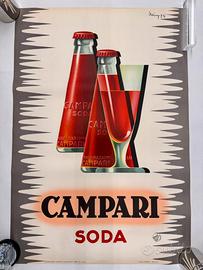 Manifesto pubblicitario Campari Soda