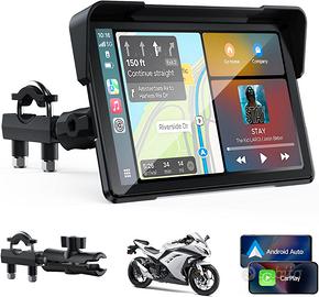 Schermo Carplay per Moto 7 Pollici Doppio Bluetoot