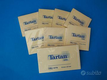 Foglietti adesivi riposizionabili Tartan