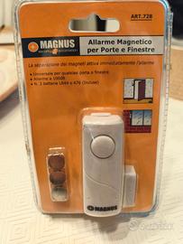 Allarme porte finestre magnetico 4 pezzi.