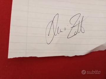 Autografo DINO ZOFF