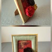 Rosa di raso, Fatto a mano. Eleganti 