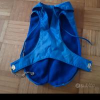 Impermeabile cane blu