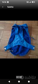 Impermeabile cane blu