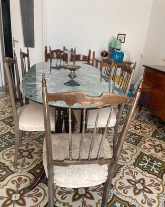 Tavolo ovale vintage
