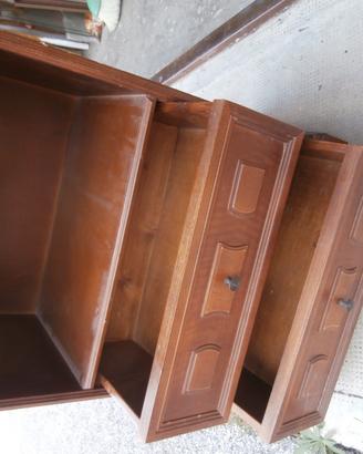 Mobiletto comodino in legno
