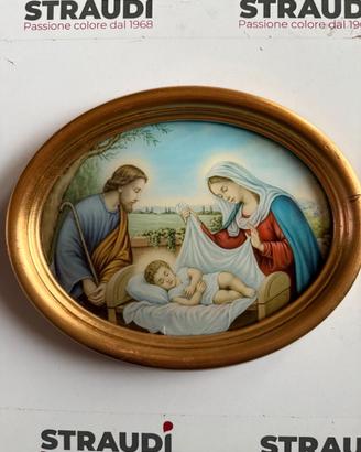 Quadro icona Sacra Famiglia religione 