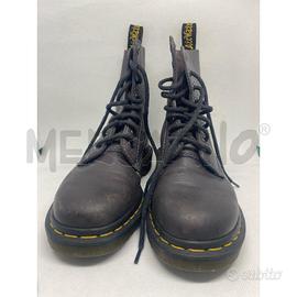 ANFIBI DONNA GRIGI PELLE DR MARTENS