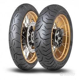 COPPIA GOMME DUNLOP 90/90-21 54v + 150/70-18 70W T