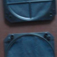 2 mascherine quadrate per altoparlante autoradio