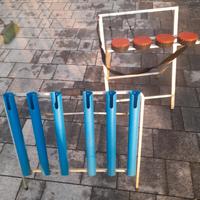 portacanne e portaesche pesca laghetto 