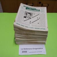 LA SETTIMANA ENIGMISTICA, anno 2000, parzialmente