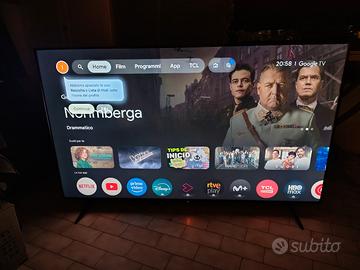 TCL 65 pollici dvbt2 4k 