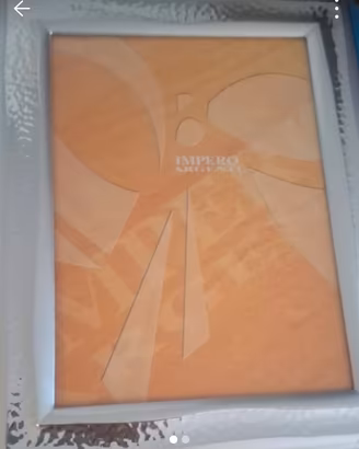 cornice argento Impero sazio foto 13X18
