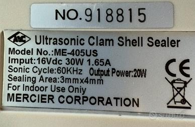Saldatrice a ultrasuoni mercier