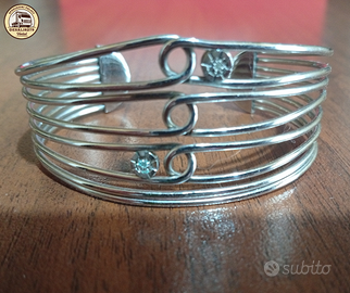 Bracciale Morellato a 8 Fili - Acciaio e Brillanti