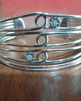 Bracciale Morellato a 8 Fili - Acciaio e Brillanti