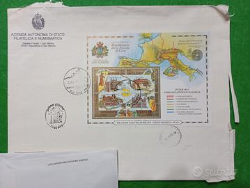 Busta viaggiata San Marino 