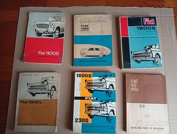 Fiat Auto Epoca Catalogo Ricambi Originali