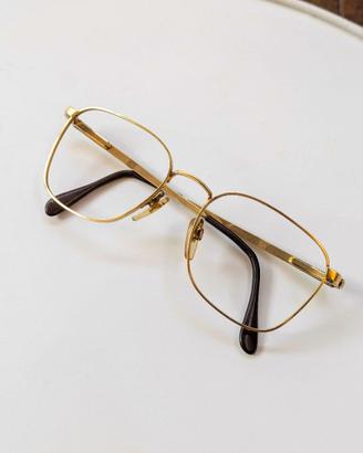 Montatura Occhiali Vintage Oro – Senza Lenti