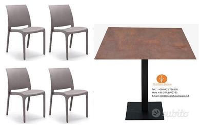 Tavolini e Sedie Polipropilene Bar Ristorante 0325