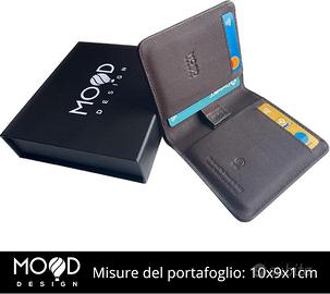 Porta Carte di Credito Uomo con Portamonete