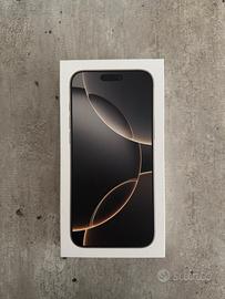 Scatola Iphone 16 pro max + cavo