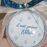 Pallina di Natale 8 cm Handmade