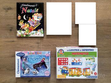 Blocco 1 Libro e 2 Giochi in Scatola Bambino-Bambi