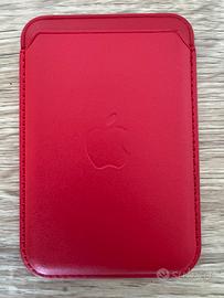 Portacarte Apple rosso
