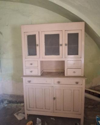 credenze anni 50 misura ridotta e sedie 