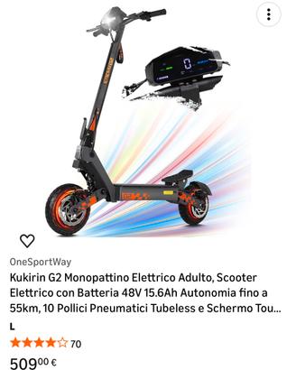 Monopattino elettrico Kukirin G2 NUOVO IMBALLATO