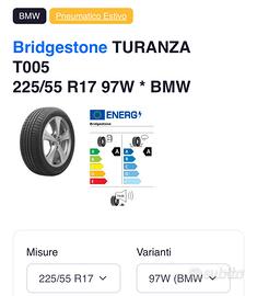 Pneumatici BRIDGESTONE Turanza 225/55/17 - 97W