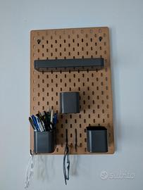 Pannello IKEA SKÅDIS 36x56 cm con accessori