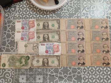 Banconote antiche anni 60 / 70. 