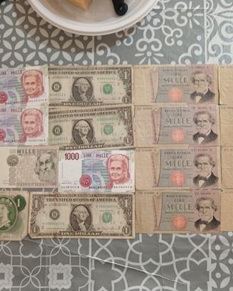 Banconote antiche anni 60 / 70. 