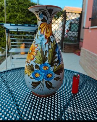 Vaso Deruta dipinto a mano 59/30 vintage