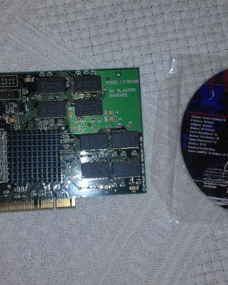 Scheda video 3D Blaster BANSHEE - PCI -Retrogaming
