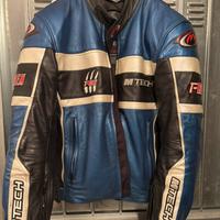 Giacca moto in pelle m-tech taglia 52