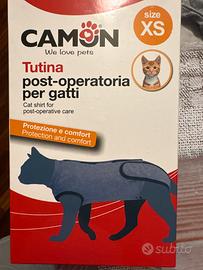 Tutina post operatoria gatto XS